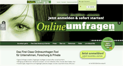 Desktop Screenshot of onlineumfragen.com